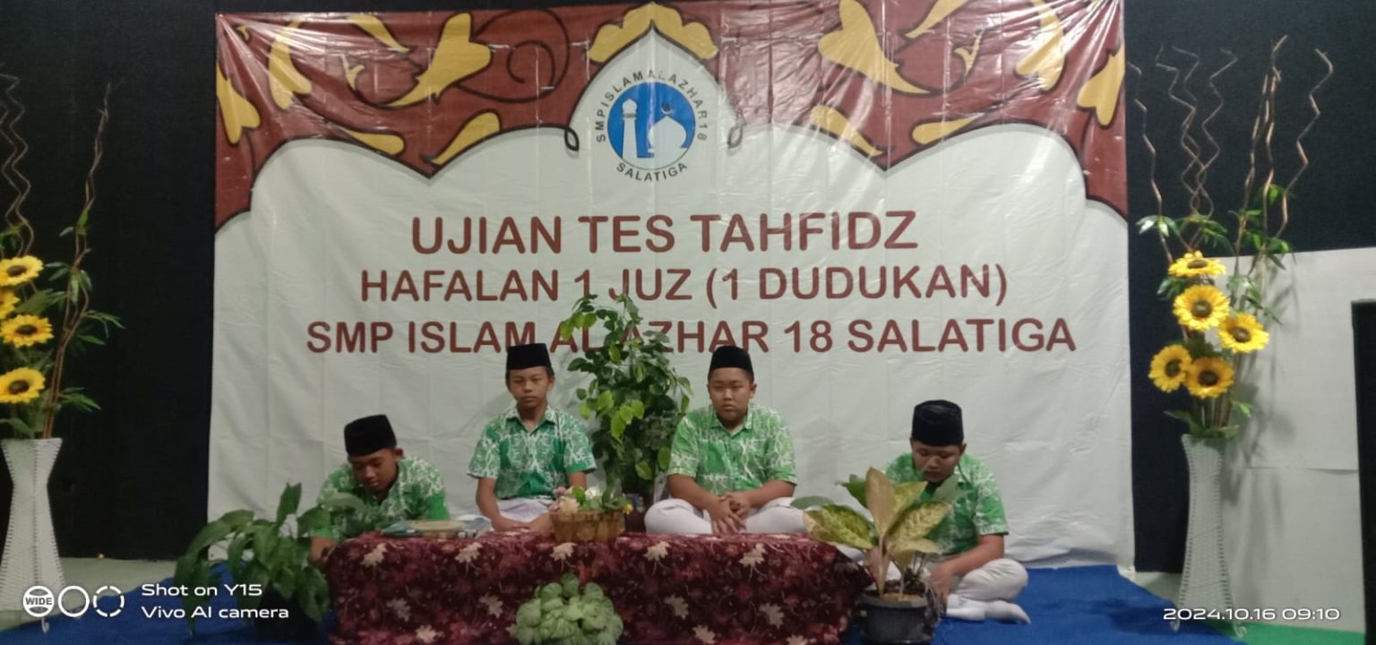 Kegiatan Tahfidz – SMP ISLAM AL AZHAR 18